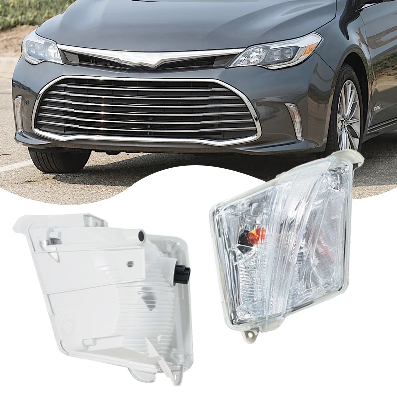 

Для Toyota Avalon 2016 2017 2018, галогенные фары на передний бампер, противотуманные фары, фары дальнего света, дневные ходовые огни, сигналы, аксессуары