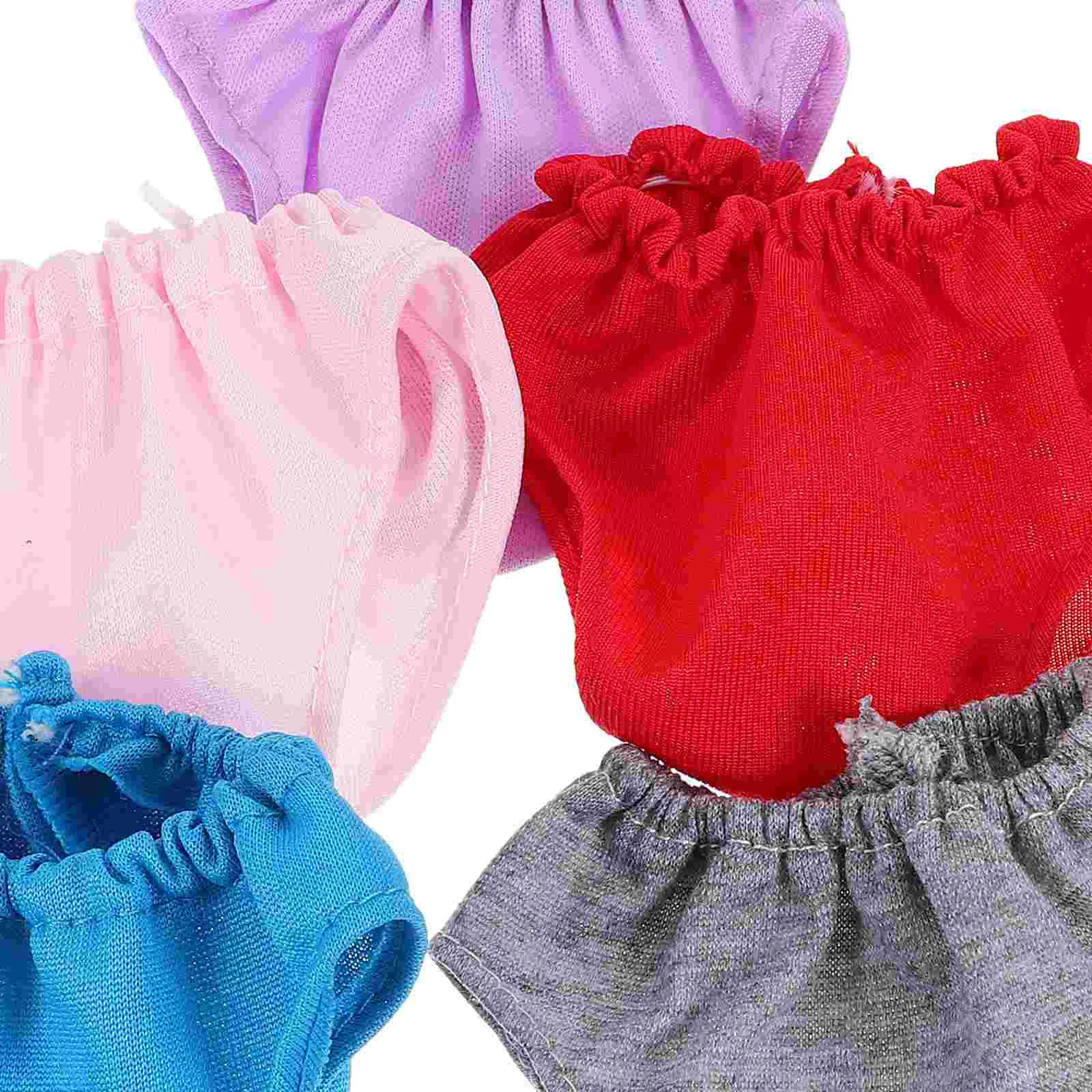 Culottes Réutilisables de 18 Pouces, Accessoires de Jouets, Sous-Vêtements, Mini Chester, Décor de Costume, 5 Pièces