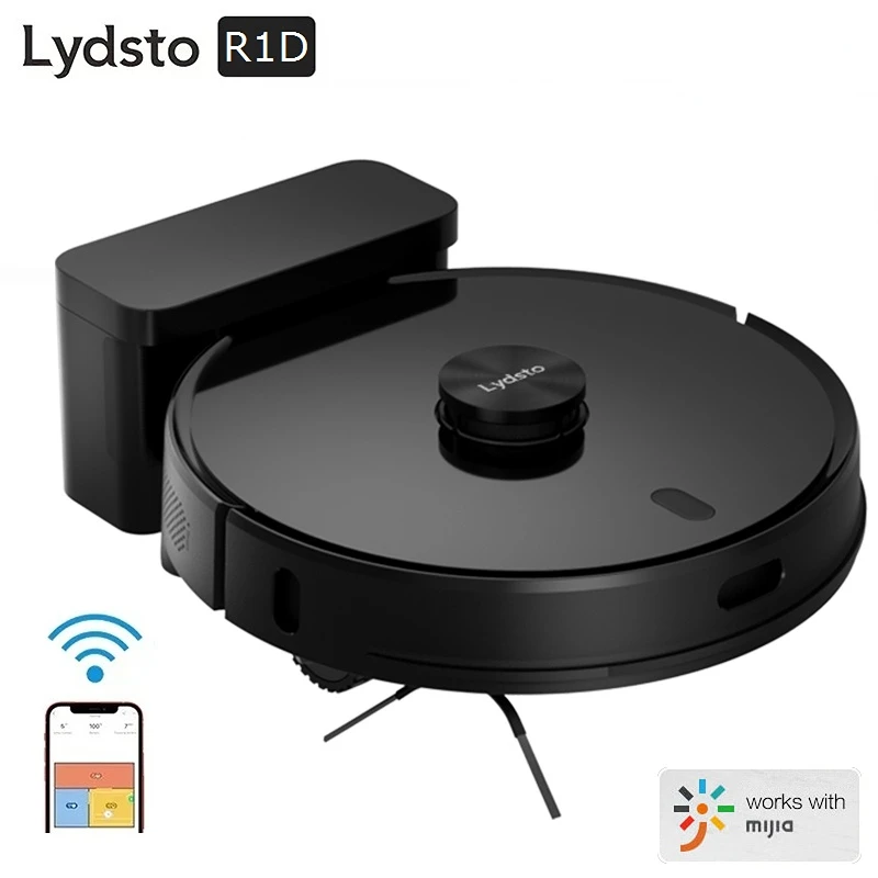 

Lydsto R1D Robot Vacuum Cleaner,Lysmrt V5 Efficient Algorithm,Strong Suction,Lower Noise,Multi-graph Memory,Smart Control