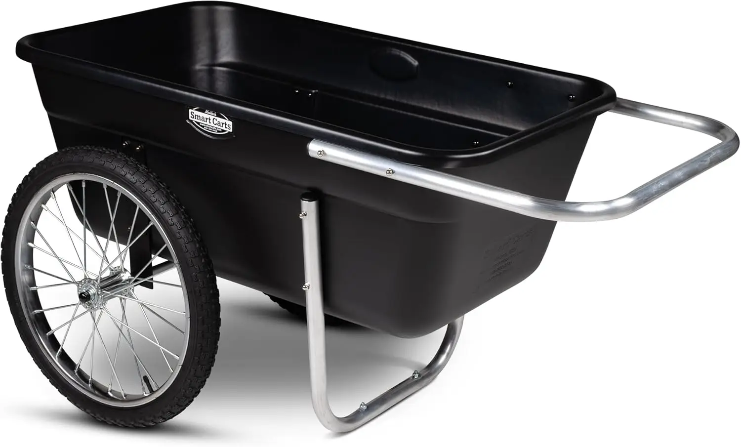 

Premium Yard Cart - Strong, Lightweight, and Perfectly Balanced (20" Air Filled Wheels)