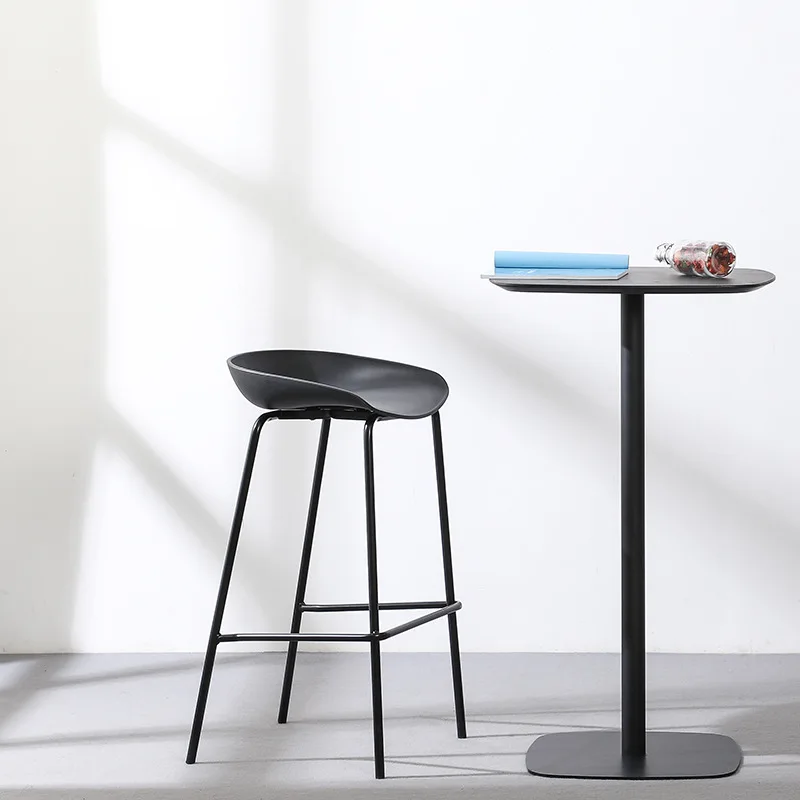 Nordic bar Modern simple bar Household high stool Back Bar stool Front desk Light stool