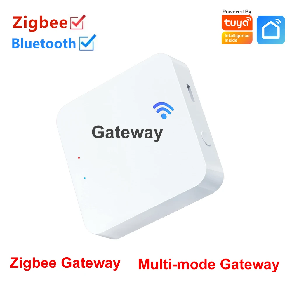Tuya zigbee 3.0 gateway/hub de gateway multimodo casa inteligente ponte sem fio vida inteligente app controle remoto dispositivo de automação residencial