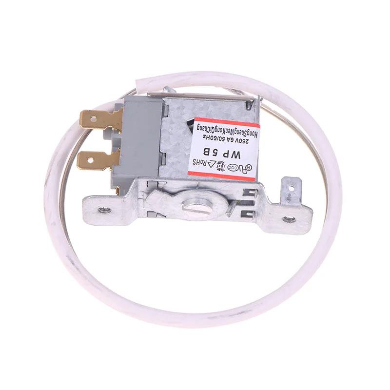 Termostato per frigorifero 50/60 Hz CA 250 V 6 A WP5B 2 pin con robusto cavo metallico da 50 cm