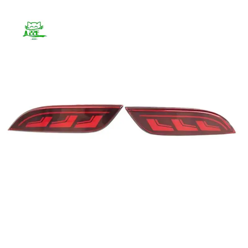 A22E-Car LED Rear Bumper Lights Dynamic Turn Signal Light Reflector Light Brake Light For Spark 2010-2015