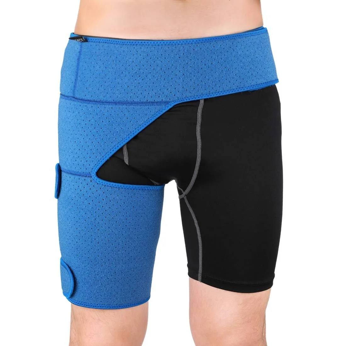 Hip Support Brace Groin Support Bandage Hip Support,Thigh,Hamstring,Pulled Muscle Injury Flexor Arthritis Bursitis Sciatica