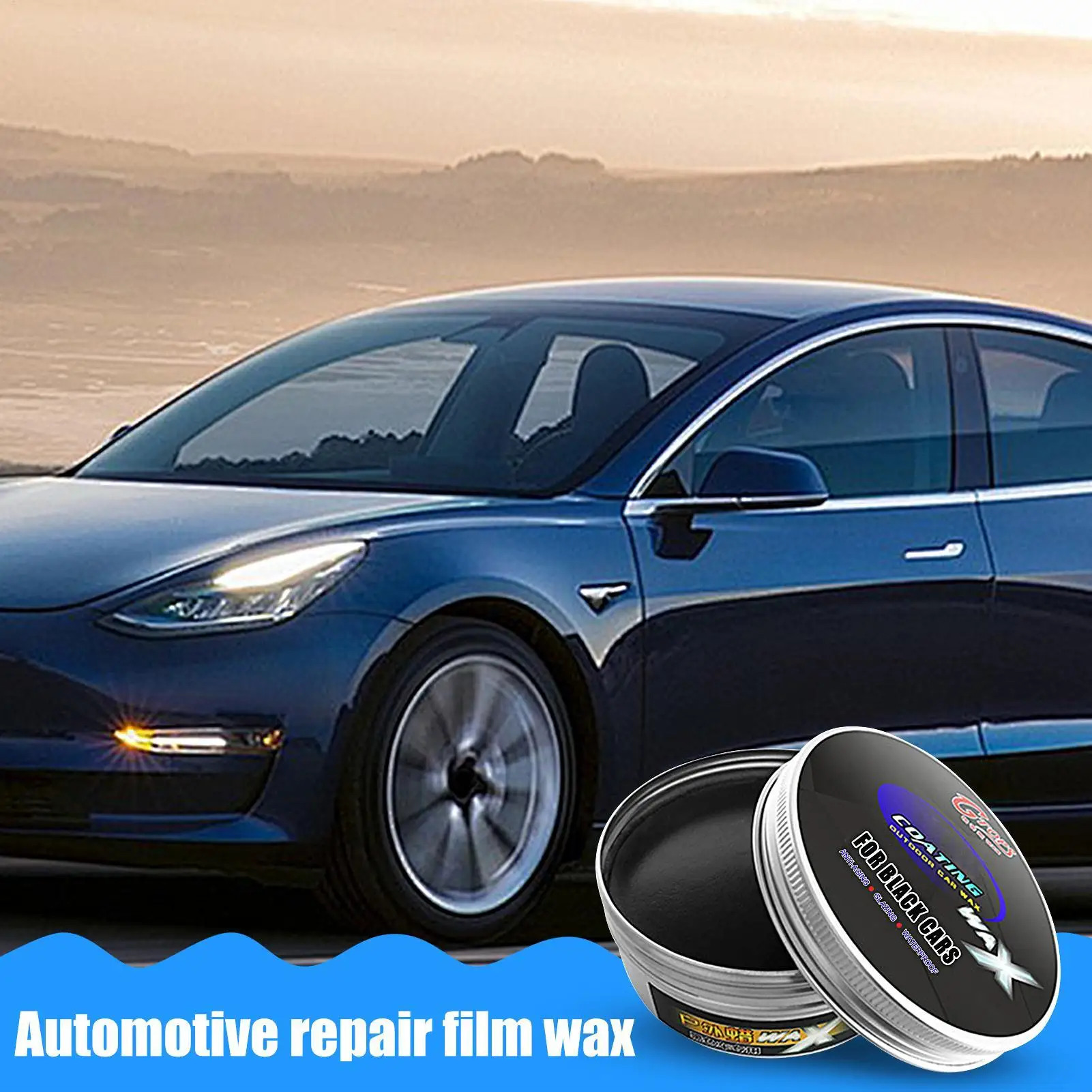 200g Car Black Wax Polishing Paste Wax Scratch Repair Agent Paint Restore luster Paint Waterproof Care Maintenance Coating ﻿