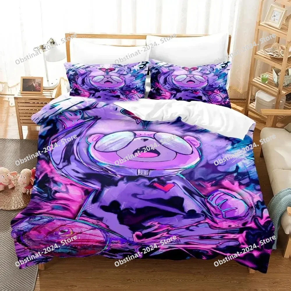 

Anime Game Unicorn Wars Bedding set Printed Duvet Cover Pillowcase Single Double Queen Super King Size Sets