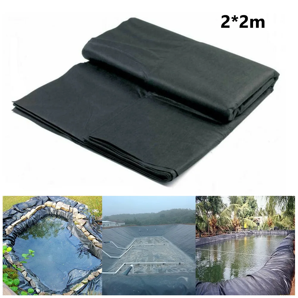 

Fish Pond Liner Pond Membrane Reinforced Waterproof Black Clearance Durable Flexible Garden Liner Cloth PE Membrane