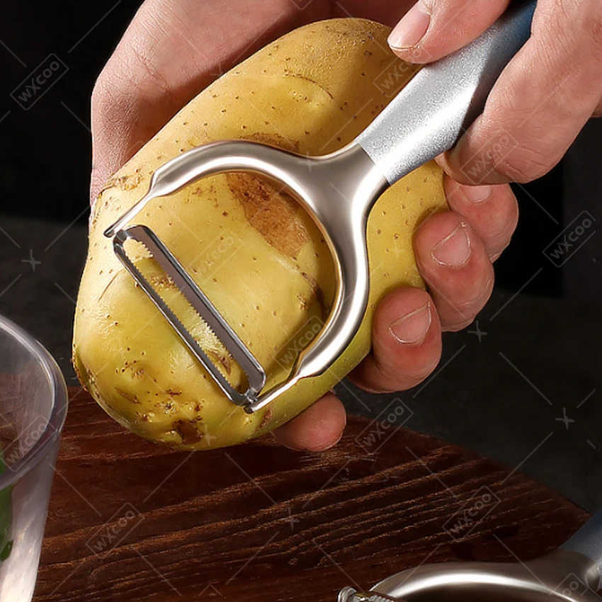 WXCOO Acciaio inossidabile Mannaia da macellaio per carne Damasco Modello laser Coltelli da cucina Coltello per disossare affilato Coltello da chef multiuso