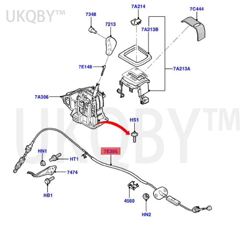 apply Fo x 05-11 Wave Box Cable 7M5P7E395CA 5M5P7E395BD 7M5P7E395CB