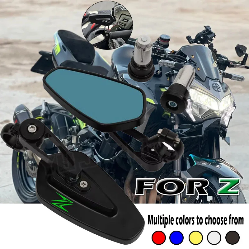 

Подходит для NINJA Z400 Z500 Z650 Z750 Z900 Z1000 ER-6N зеркало заднего вида для мотоцикла с ЧПУ, зеркало заднего вида на руль, боковое зеркало