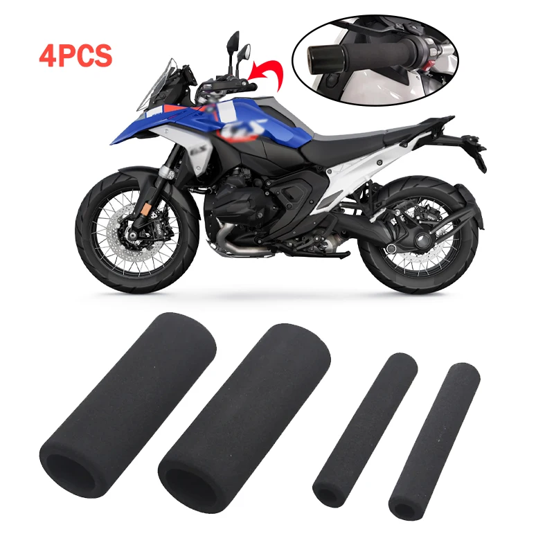 R1300GS Motorcycle Grip Cover Slip On Anti Vibration Handle Foam Grips Cover For BMW GS1300 R 1300 GS 1300 r1300gs 2023 2024