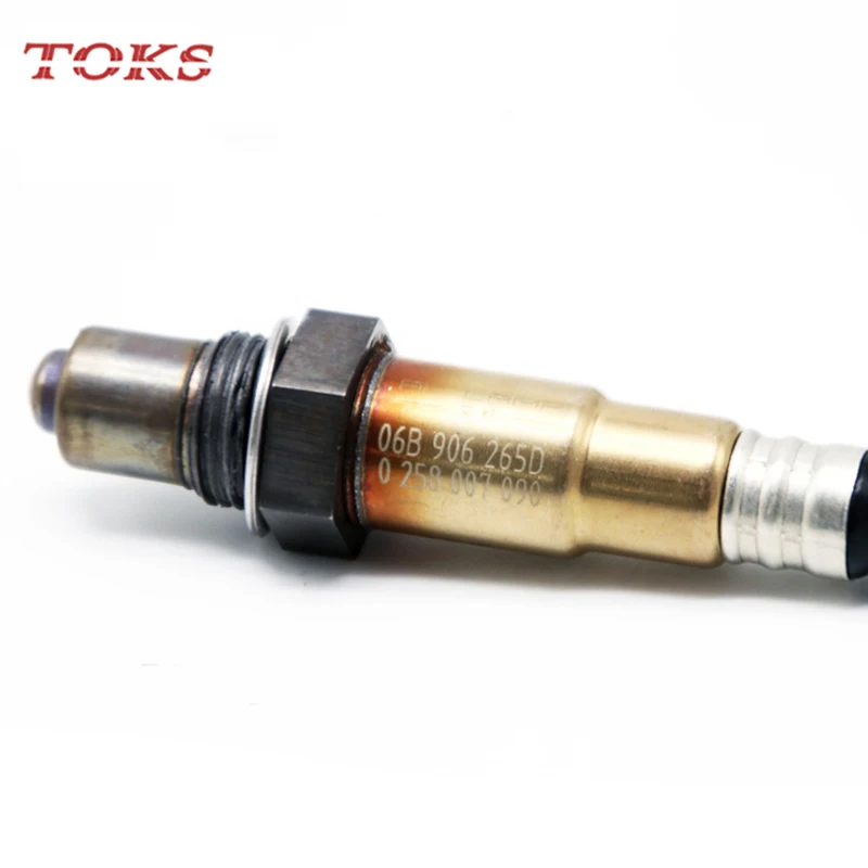 0258007090 Wideband 5-wire Lambda Probe Oxygen O2 Sensor Fit For VW PASSAT Audi A4 A6 Avant Skoda SUPERB 1.8 2.0 1996-2008 1.2m