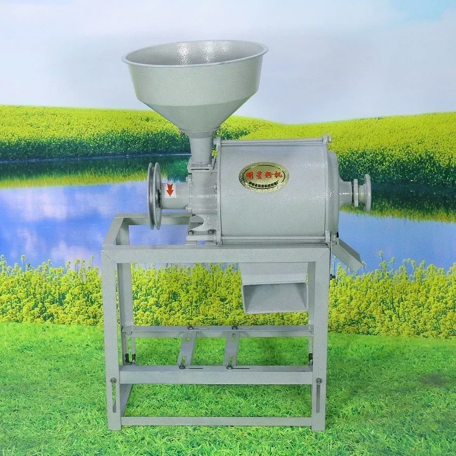 'Home use small wheat/barley/bean flour milling machine with video