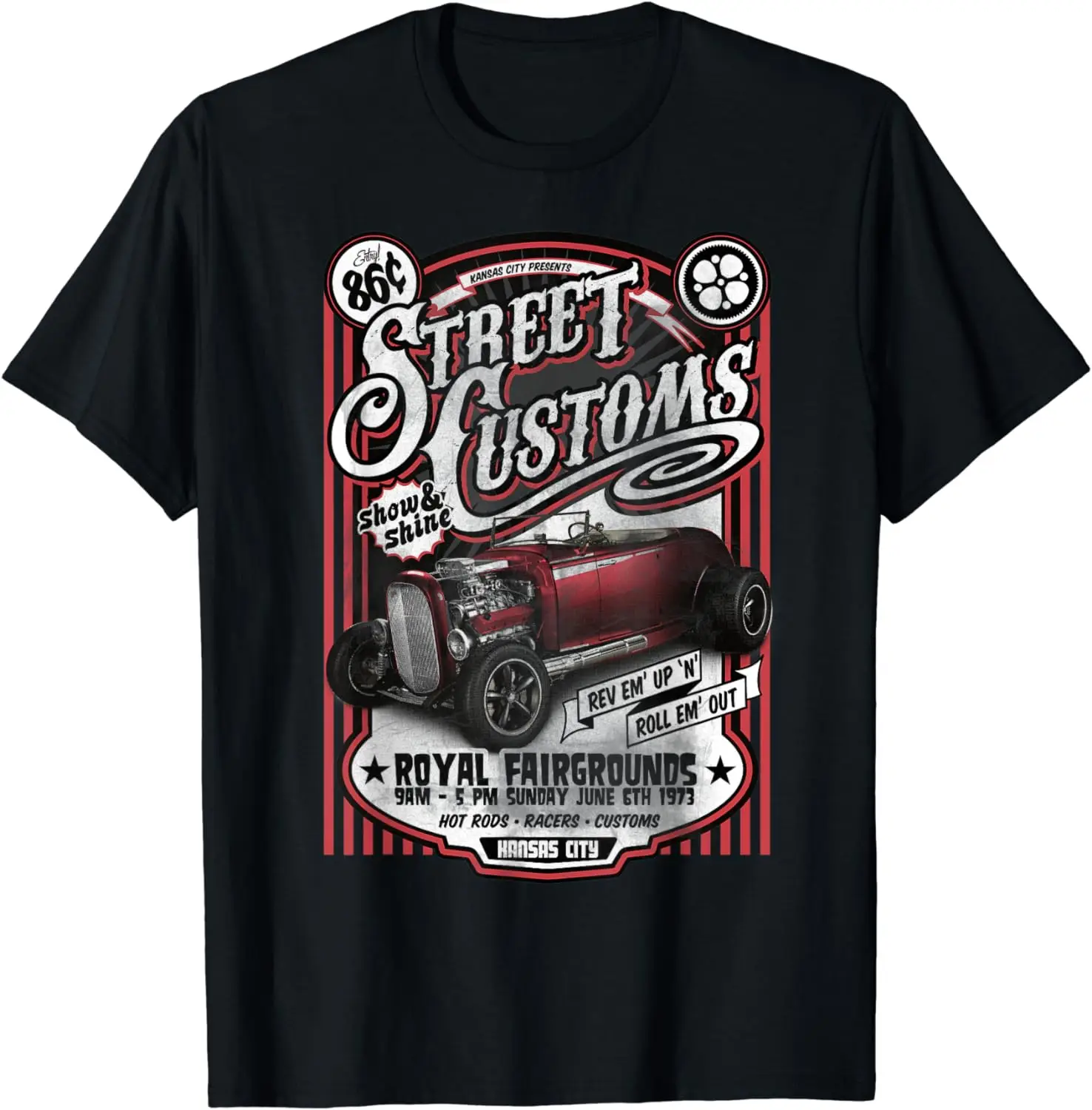 

Custom Built Cars - Automobile - Hot Rod Racing T-Shirt 100% Cotton O-Neck Summer Short Sleeve Casual Mens T-shirt Size S-3XL
