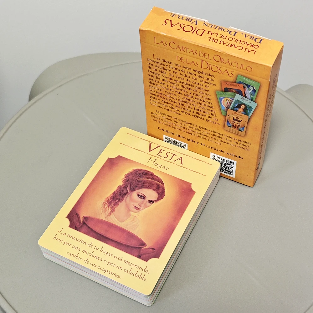 Колода Oracle 10,5*7,5 см Goddess Guidance, 44 шт., карты Oracle, испанское издание