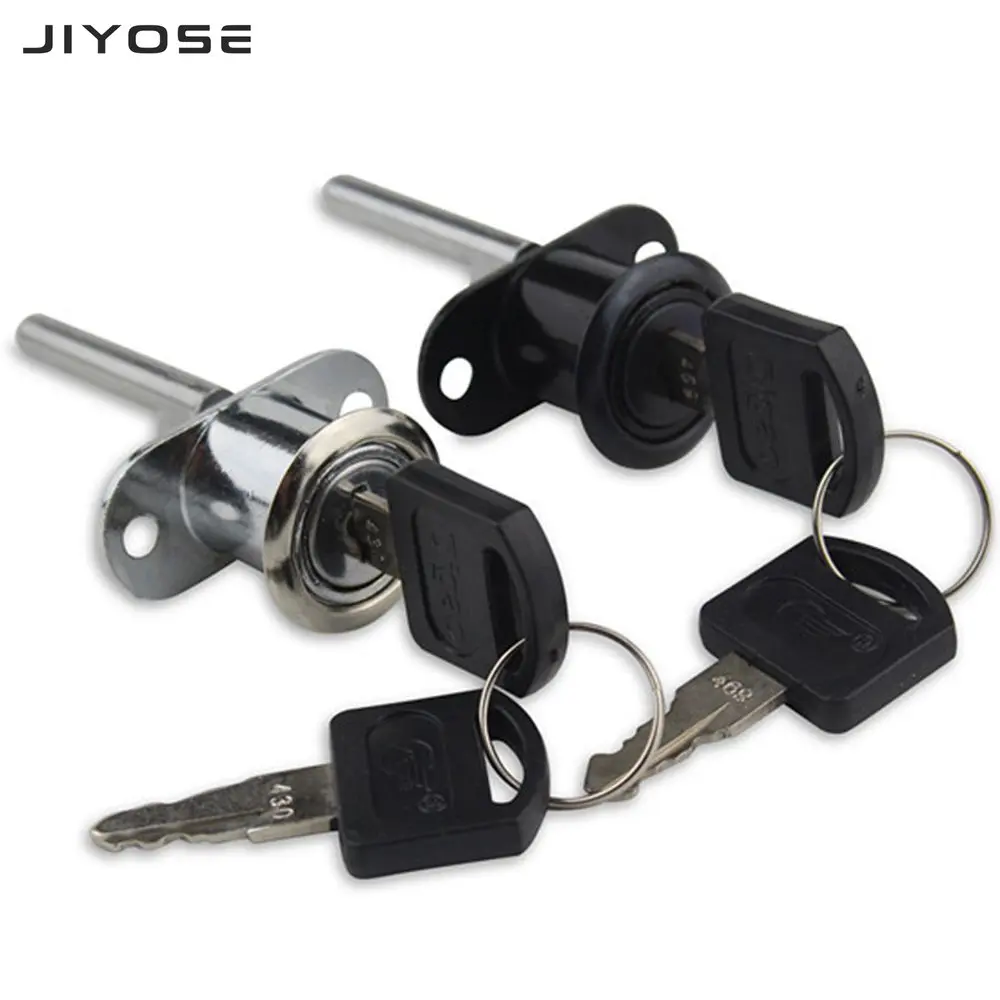 

JIYOSE 1PCS Cam Cylinder Triple Lock Desk Cabinet Drawer Front Lock Furniture Hardware Zinc Alloy Safety Lock