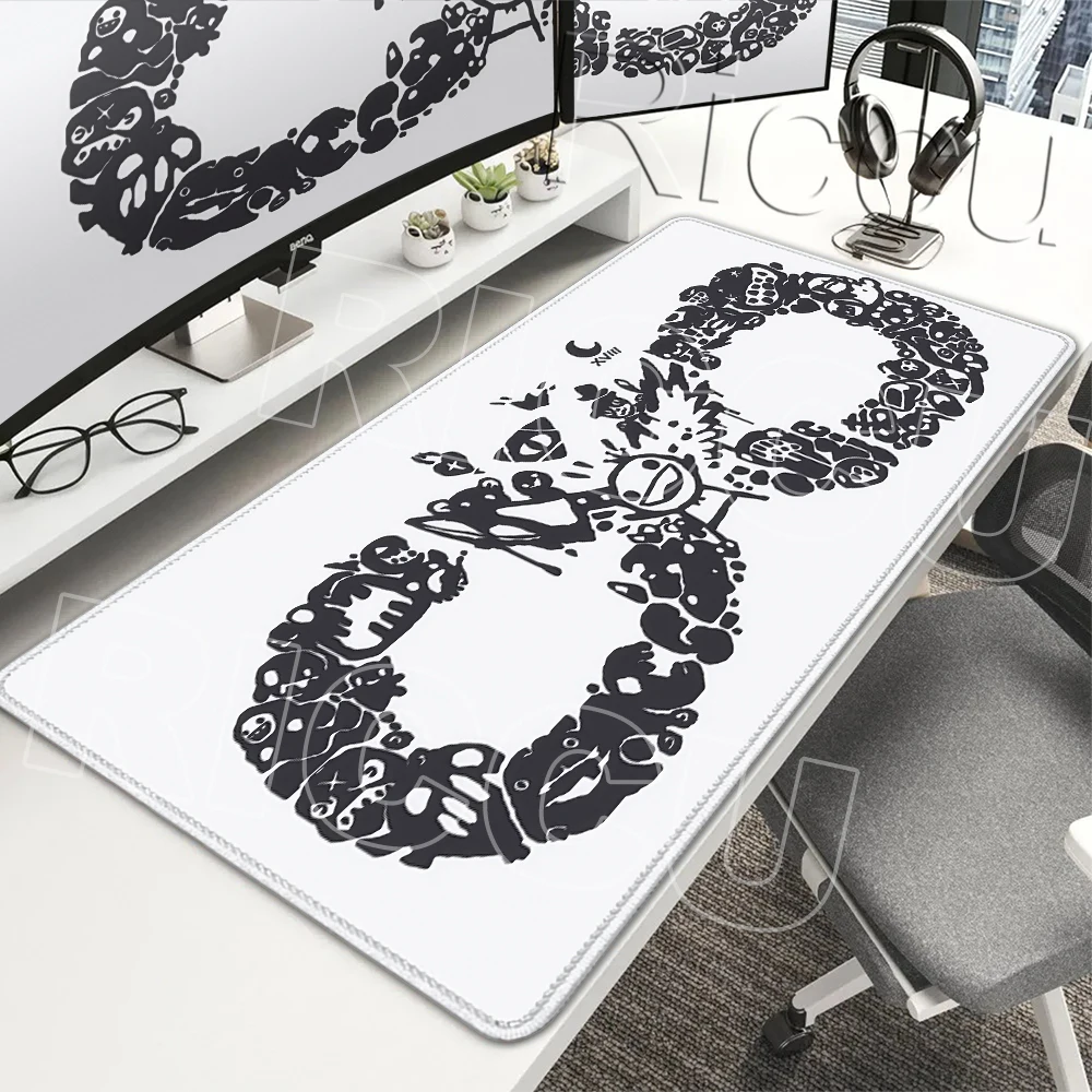 The Binding Of Isaac Mouse Pads Gamer Office Accessories Pads Keyboard Computer Non-slip Deskmat Rubber LockEdge PC Cabinet Mats