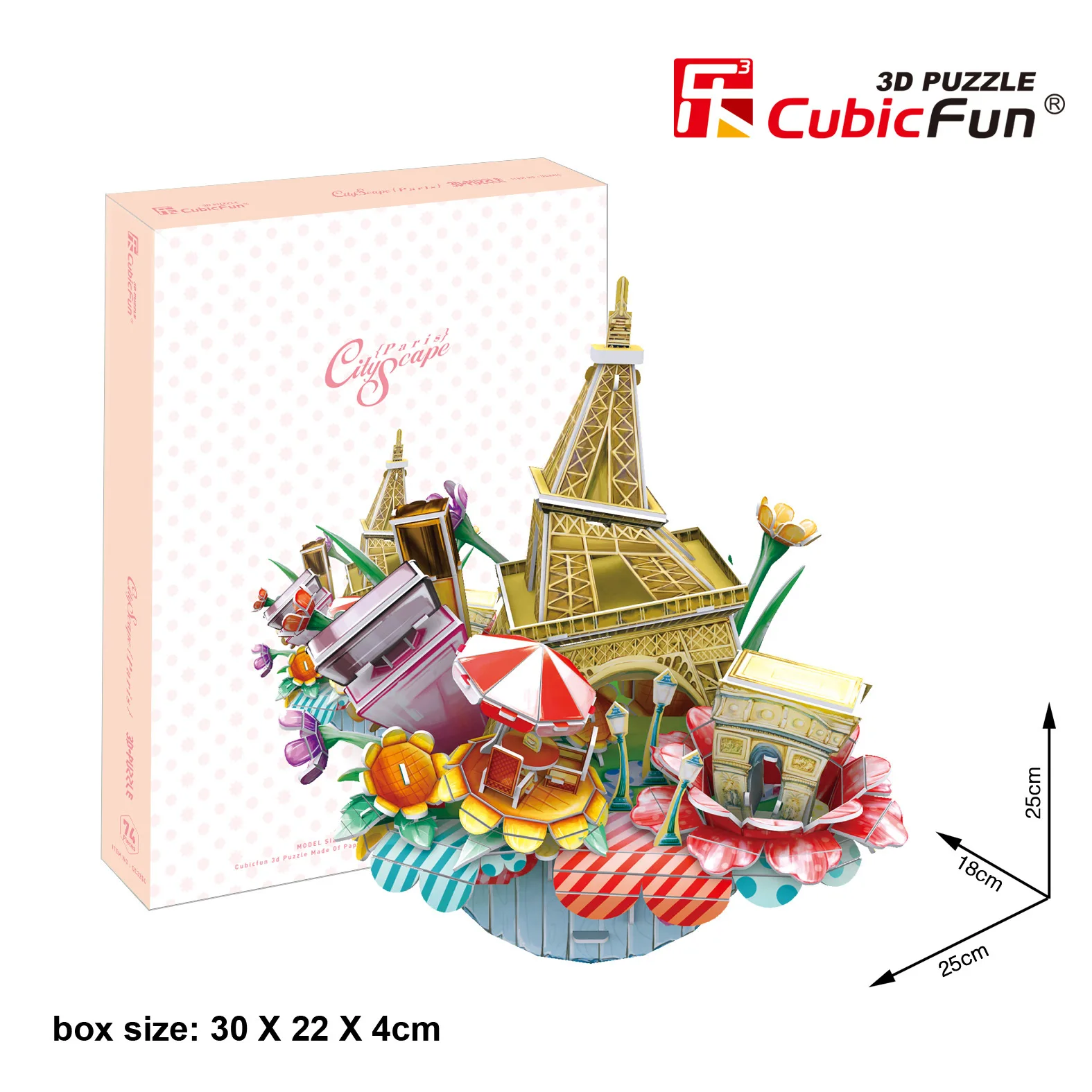 3d Puzzle City Miniature Puzzle Dubai Diy Paper Model Children Creative Gifts Children Educational Toys T114