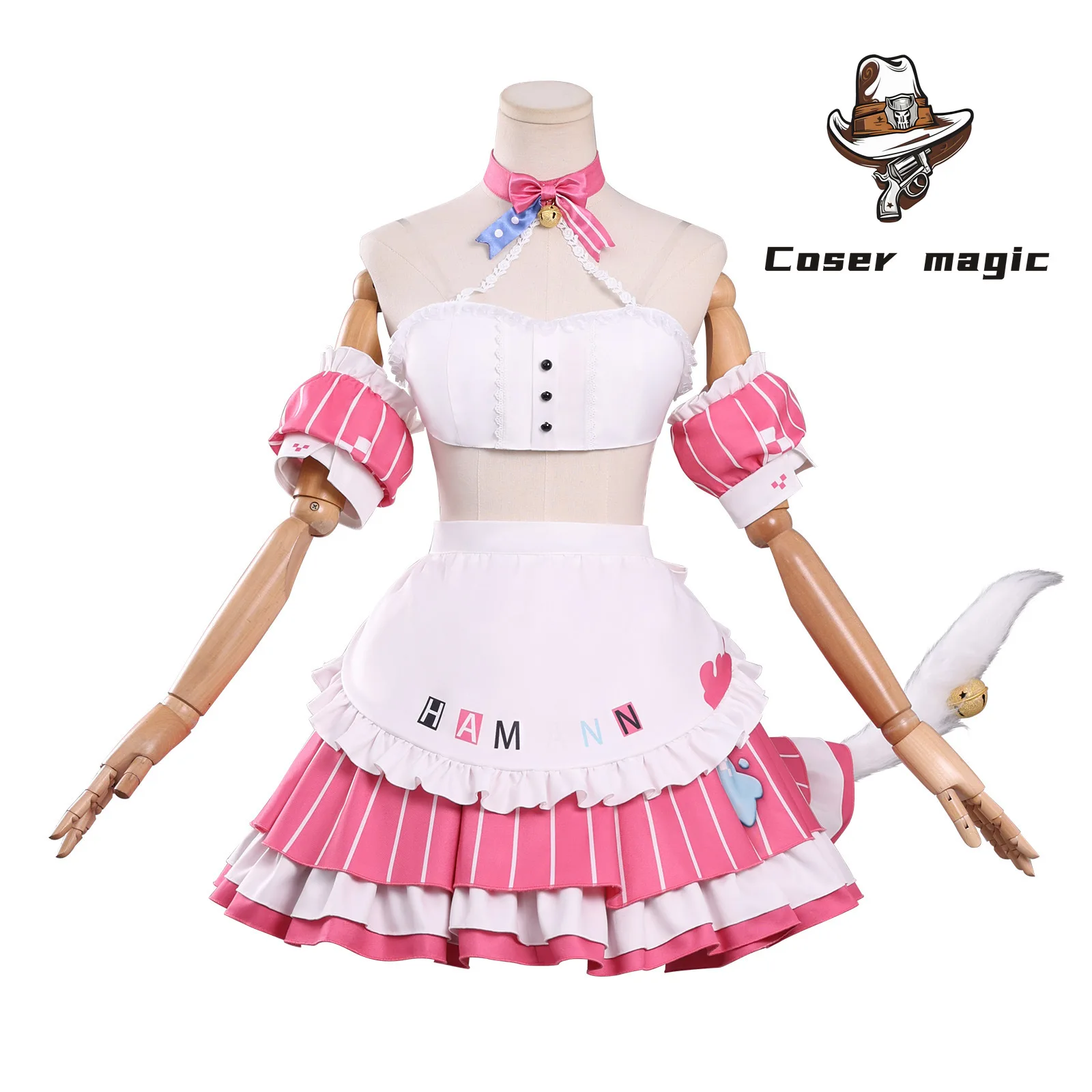 

Косплей Azur Lane, костюм Хамманн из игры Delicious Magic, костюм горничной в стиле аниме для косплея