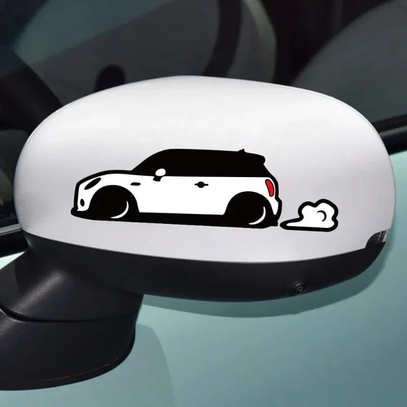 1Pair Cute Fashion Vinyl Sticker For Mini Cooper Lovely Styling Car Motorcycle Decal Auto Accessories