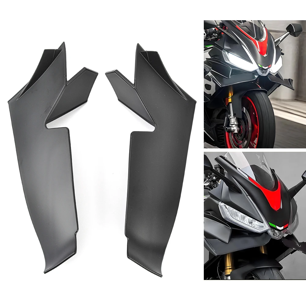 

Front Fixed Wind Wing for Aprilia RSV4 2021-2025 RS660 2020-2025 Motorcycle Wind Deflector Spoiler Fairing Winglets Accessories