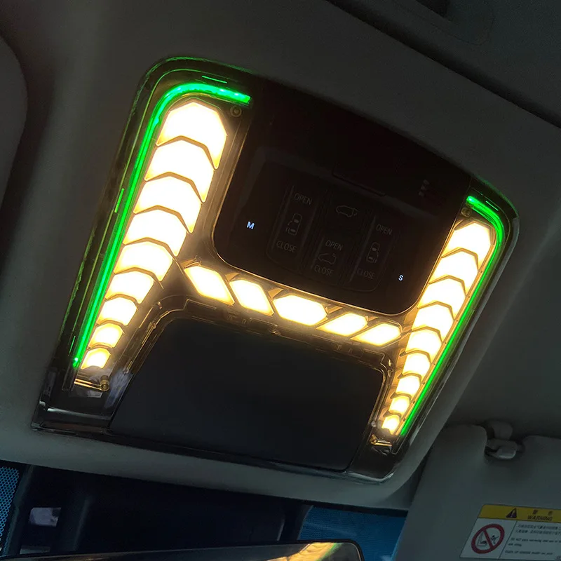 Car Ambient Light Kit RGB for Toyota Alphard Vellfire 30 Series Roof Reading LED Bulb Lamp Interior Accessories Upgrade