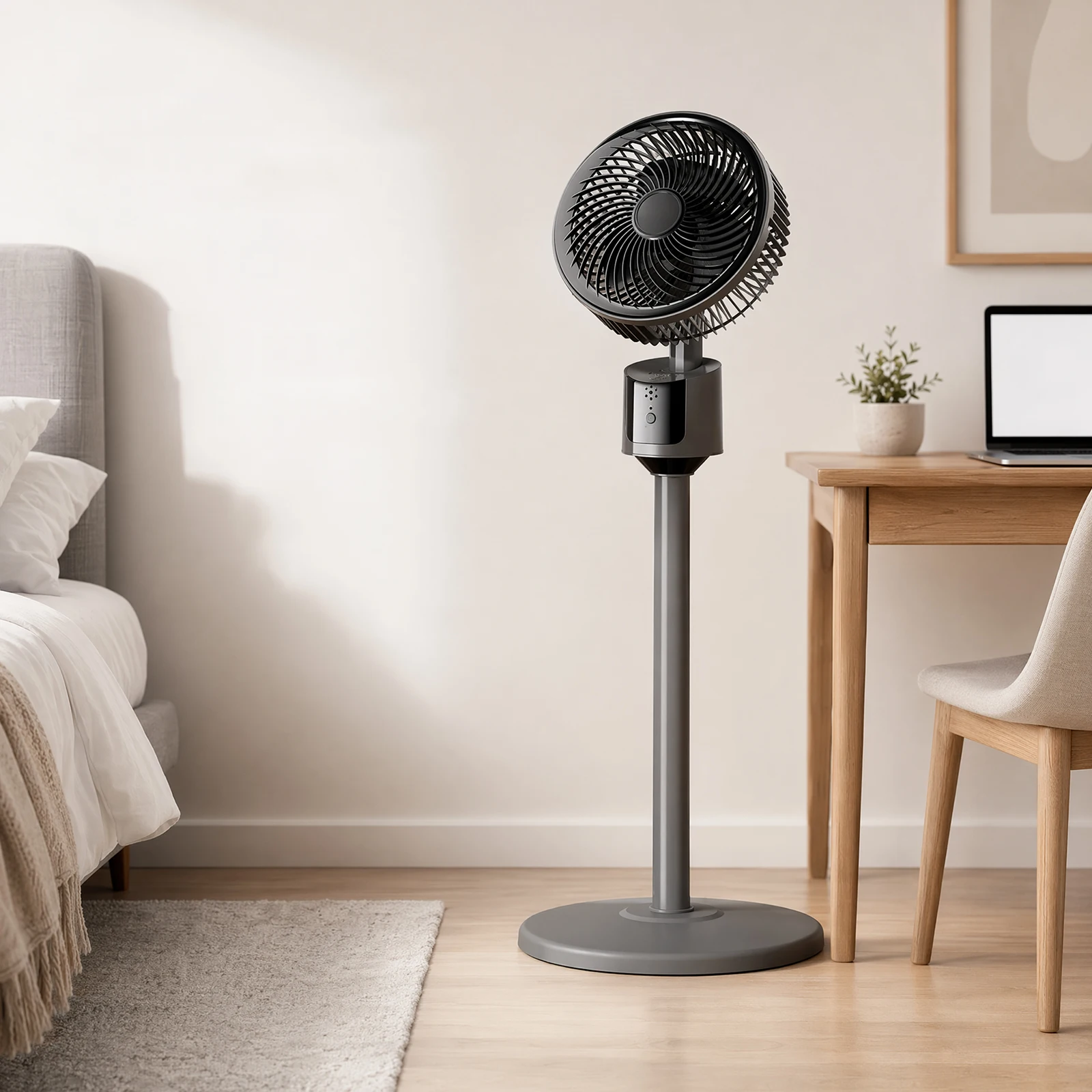 Air Circulator Fan Long-Distance Oscillating Floor Fan Floor Standing Desk Fan house air circulator USB interface silent fan