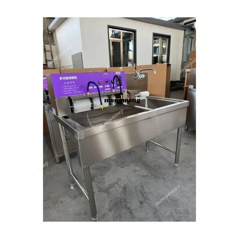 Automatic or Semi-Sutomatic Multifunctional Machine to Wash and Dry Shoes Operate Easily 3