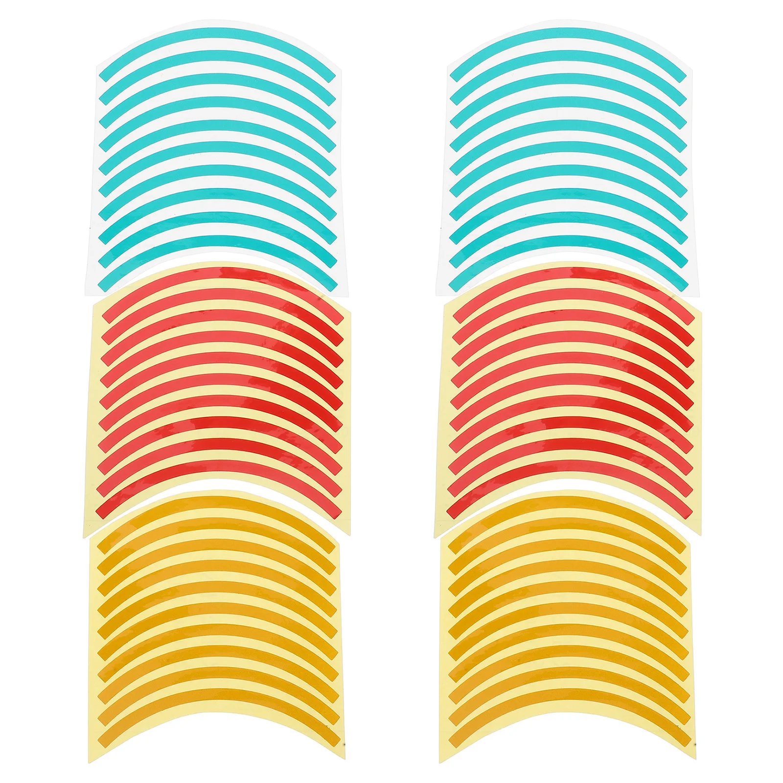 60 قطعة قياس الضغط بمناسبة الشارات ثلاثي الألوان ملصقات عاكسة لاصقة مقاوم للماء الأشعة فوق البنفسجية المحمية مؤشر السلامة الصناعية #4