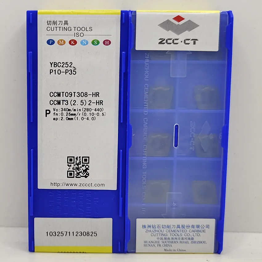 

ZCC.CT CCMT060204-HR YBC252/CCMT060208-HR YBC252/CCMT09T304-HR YBC252/CCMT09T308-HR YBC252 blade carbide inserts turning tools
