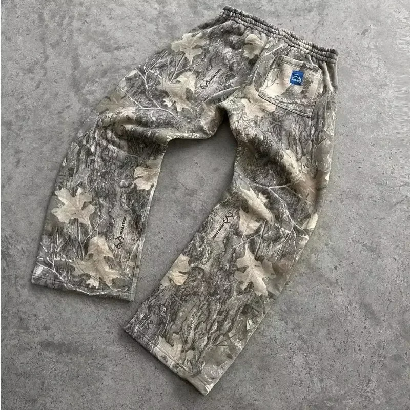 Y2K Baggy pants men vintage high quality Camouflage Pattern streetwear Harajuku Hip Hop men women Sweatpants wide leg trousers