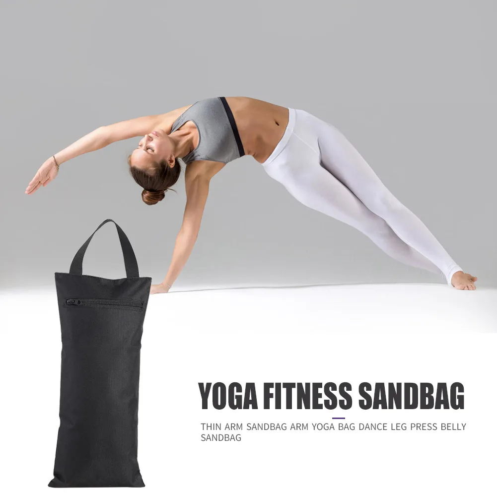 Fitness-Yoga-Sandsack mit Innentasche, gewichtete Übung, Bodybuilding-Sandsack für das Training, bequeme Dekoration