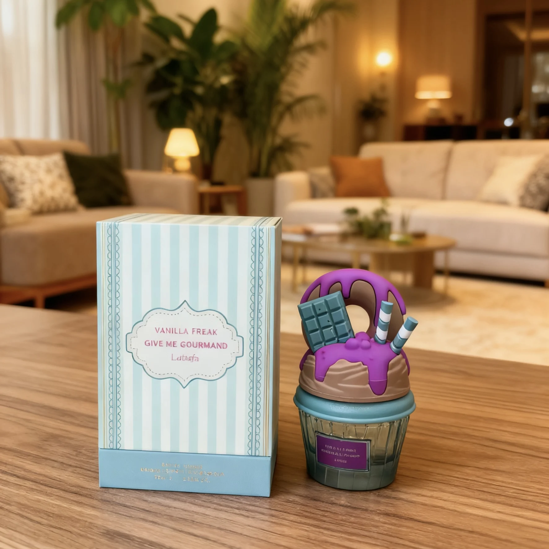 Lattafa Vanilla Crazy Gift Food Series Light essence – 75ml (2.5 fluid ounces) | Men and women's VANILLA FREAK New Year gift