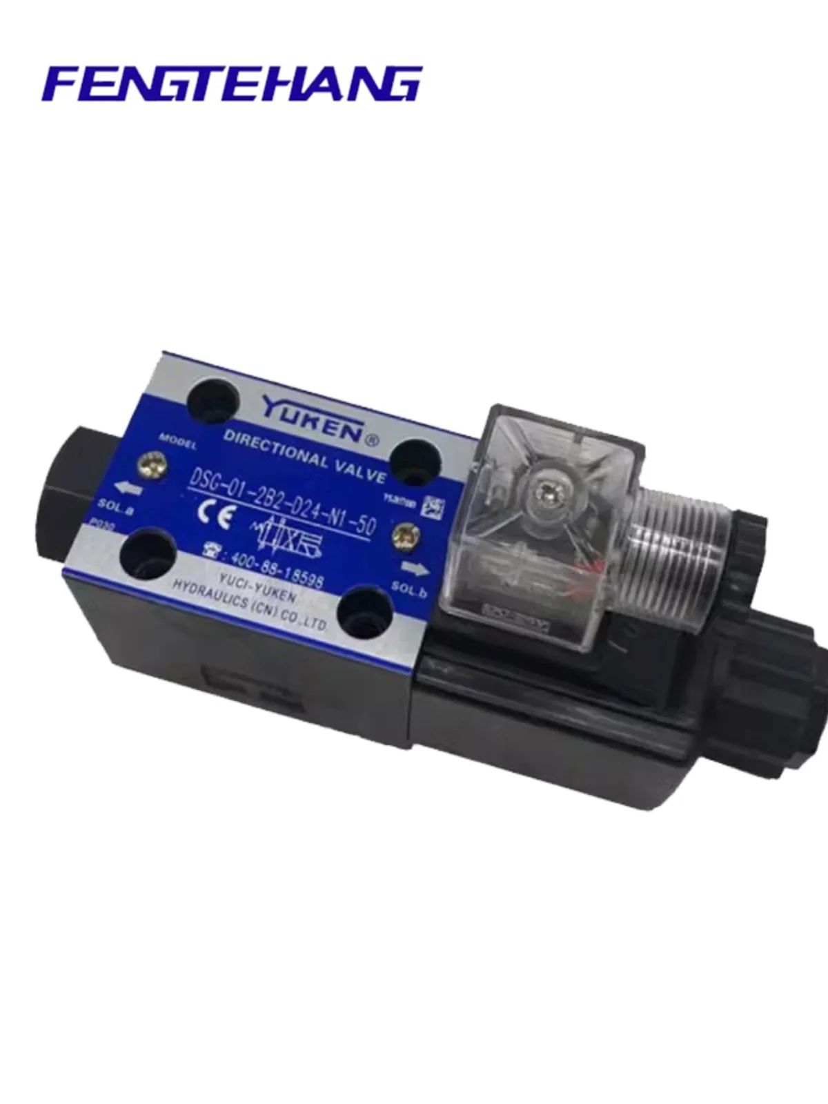 FTH Hydraulic Single Head Junction Box Type Solenoid Reversing Valve DSG-01-2B2-D24/A240 High Head Valve