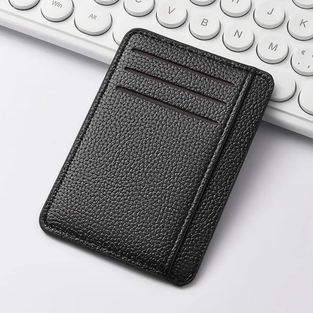 Men's Slim Minimalist Front Pocket Wallets RFID Blocking Credit Card Holder Portable Leather Wallets Men's Slim Minimalist Front Pocket Wallets RFID Blocking Credit Card Holder Portable Leather Wallets – view 1