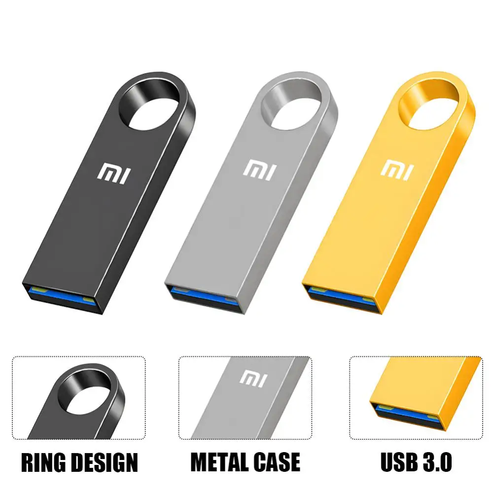 Xiaomi-Mini unidad Flash de disco U, memoria USB 3,0 de Metal, OTG, 512GB, portátil, almacenamiento de regalo para tablero