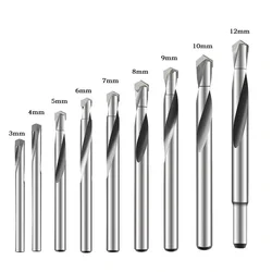 2/5pcs 3-12mm Drill Bit Carbide Steel Hard Alloy Drill Stainless Steel Abrasive Steel Cast Iron Wood Hole Opener