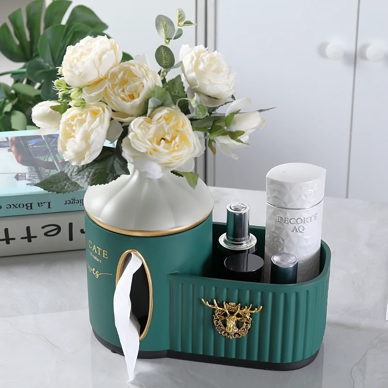 

Creative Nordic Tissue Box Modern Multifunction Table Bedroom Tissue Box Living Room Cajas Decorativas Home Decoration