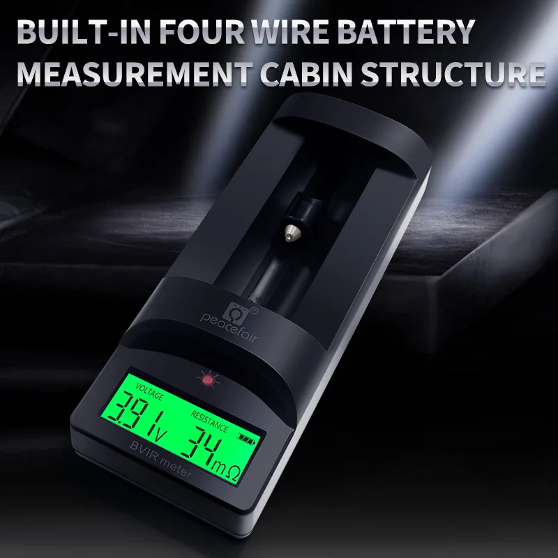 PZEM010 Portable Resistance Tester Voltage Meter 4 Line Battery Internal Resistance Test Meter High Precision Battery Analyzer