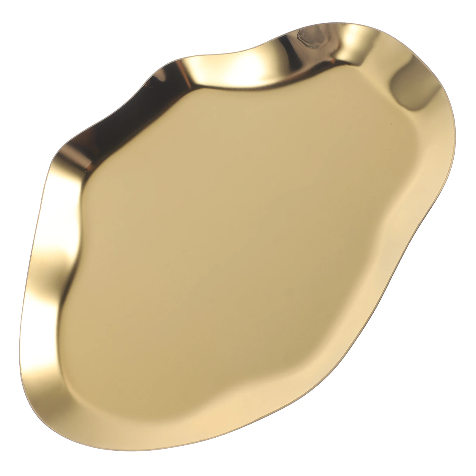 

Metal Tray Jewelry Dish Stainless Steel Trinket Ring Holder Decorative Storage Silver Storage Accessories
