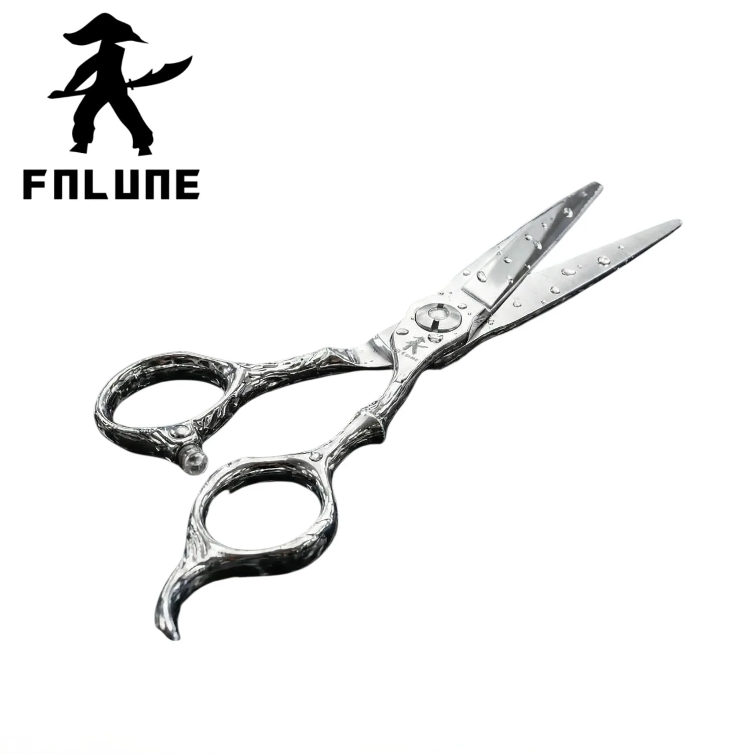 FnLune 5inch Hairdressing Barber Hair Scissor Professional Hairdressers Barbers Stainless Steel Hair Cutting Shears Salon Barber