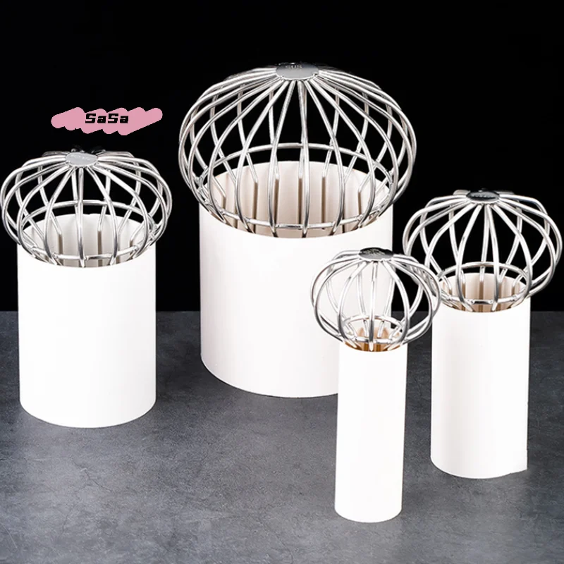 

S-1Pc Strainer Garden Landscaping Floor Drain Gutter Guard 304 Stainless Steel Mesh Cover Stops Leaves Seeds Debris Gutter