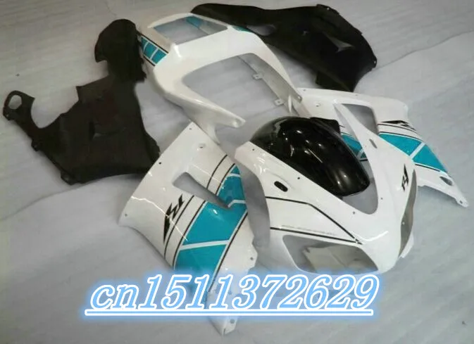 

Dor-black white blue fairings set for 1998 1999 YZF-R1 YZF R1 98 99 1998 1999 fairing kit D