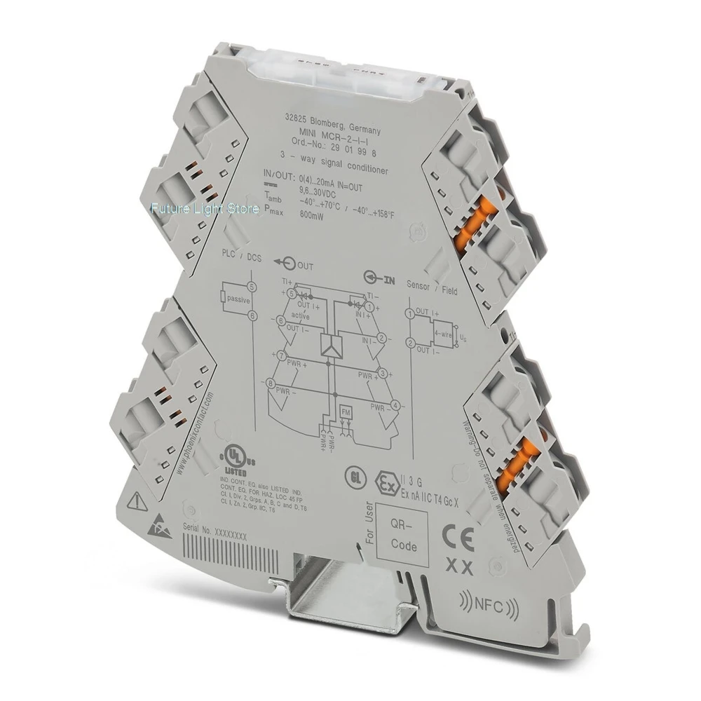 Signal Conditioner - MINI MCR-2-I-I 2901998 3-Terminal Isolated Amplifier