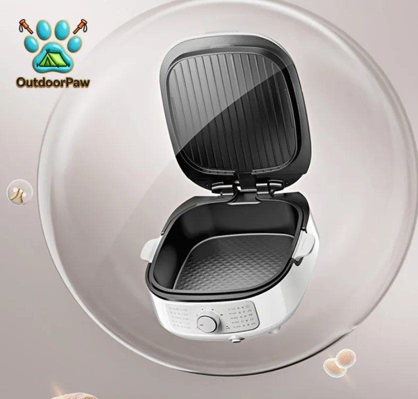 %a For Supor Electric Pancake Pan with Double-sided Heating and Deepening,Large Pancake Frying Pan Detachable and Washable Hot