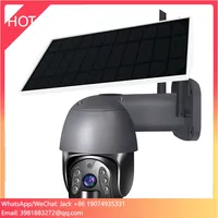 2023 Outdoor HD 2MP PIR Wireless CCTV Security PTZ Dome Solar Battery Camera IP Wifi Smart Tuya Network Camera