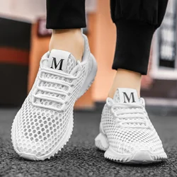 Summer Large-mesh Running Shoes for Men Cool Breathable Jogging Sports Shoes Ultralight Sneakers Men Walking Shoes Male Footwear