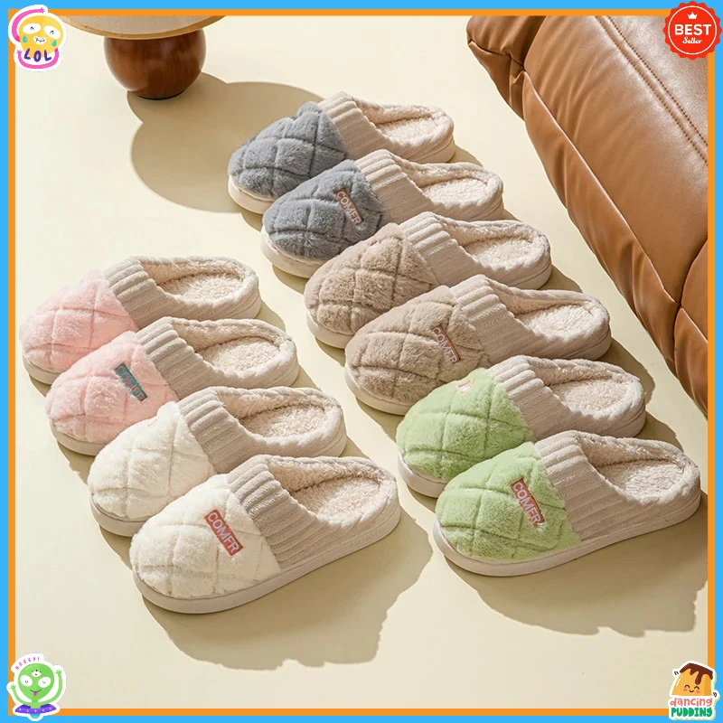 شباشب قطيفة داخلية ذات نعل سميك - أحذية نسائية شتوية دافئة بنعل ناعم، أحذية منزلية مريحة غير قابلة للانزلاق للاستخدام الداخلي والخارجي #1