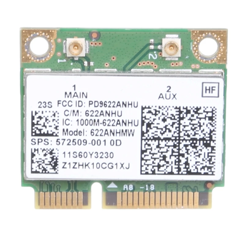 

6200 622ANHMW Wireless MINI PCIE 300Mbps 2.4G/5GHZ Wifi Wlan Card 572509-001 60Y3231 for Thinkpad T410 T410i T510 T510i